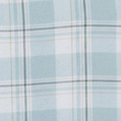 Men Shirt Check Ice Blue Regular Fit