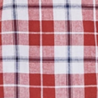Men Shirt Check Red Regular Fit
