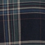 Men Shirt Check Jet Black Regular Fit