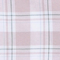 Men Shirt Check Lilac Regular Fit