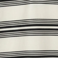Men T-Shirt Stripe Off-White Regular Fit
