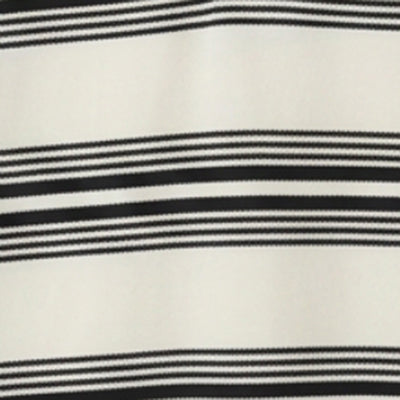 Men T-Shirt Stripe Off-White Regular Fit
