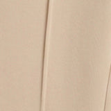 Women Trouser Straight Fit Beige High Rise