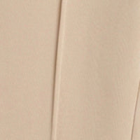 Women Trouser Straight Fit Beige High Rise
