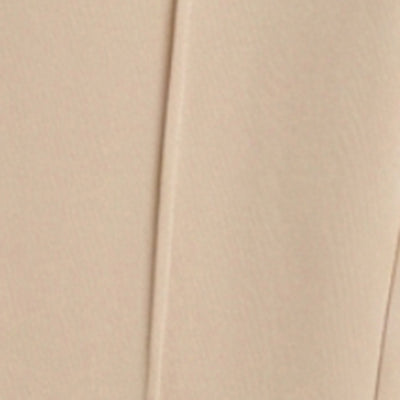 Women Trouser Straight Fit Beige High Rise