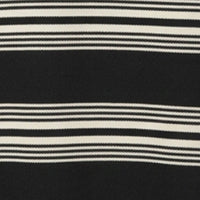 Men T-Shirt Stripe Black Regular Fit