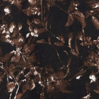 Men Shirt Print Brown Regular Fit