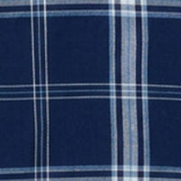 Men Shirt Check Blue Regular Fit