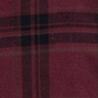 Men Shirt Check Maroon Regular Fit