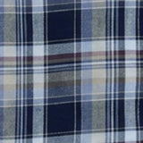Men Shirt Check Blue Regular Fit