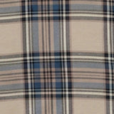 Men Shirt Check Teal Blue Regular Fit