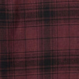 Men Shirt Check Maroon Regular Fit