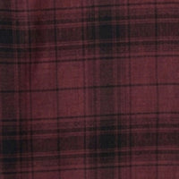 Men Shirt Check Maroon Regular Fit