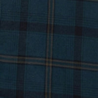 Men Shirt Check Teal Blue Regular Fit