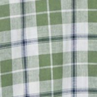 Men Shirt Check Green Regular Fit
