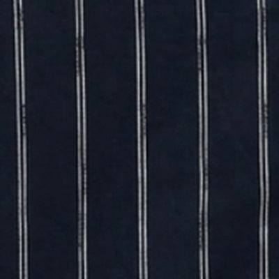 Men Shirt Stripe Black Regular Fit