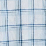 Men Shirt Check Blue Regular Fit