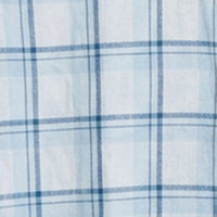 Men Shirt Check Blue Regular Fit