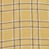 Men Shirt Check Yellow Regular Fit
