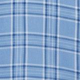 Men Shirt Check Blue Regular Fit