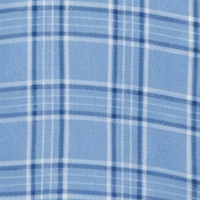 Men Shirt Check Blue Regular Fit