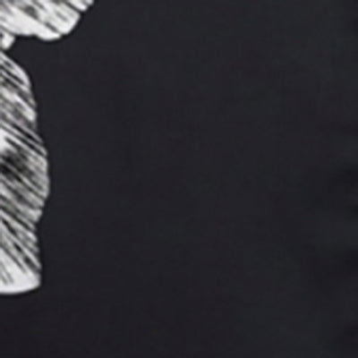 Women Shirt Print Black Relaxed Fit