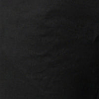 Men Trouser Regular Fit Jet Black Mid Rise