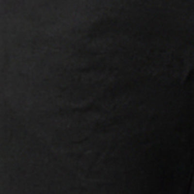 Men Trouser Regular Fit Jet Black Mid Rise