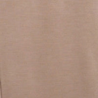 Women Trouser Straight Fit Beige High Rise
