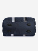 Unisex Navy Blue PU Duffel Bag