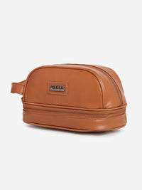Unisex Tan PU Bag