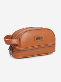 Unisex Tan PU Bag