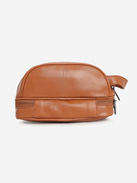 Unisex Tan PU Bag