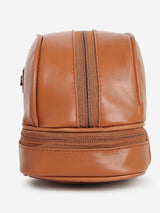 Unisex Tan PU Bag