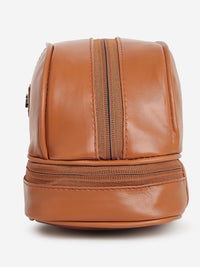 Unisex Tan PU Bag