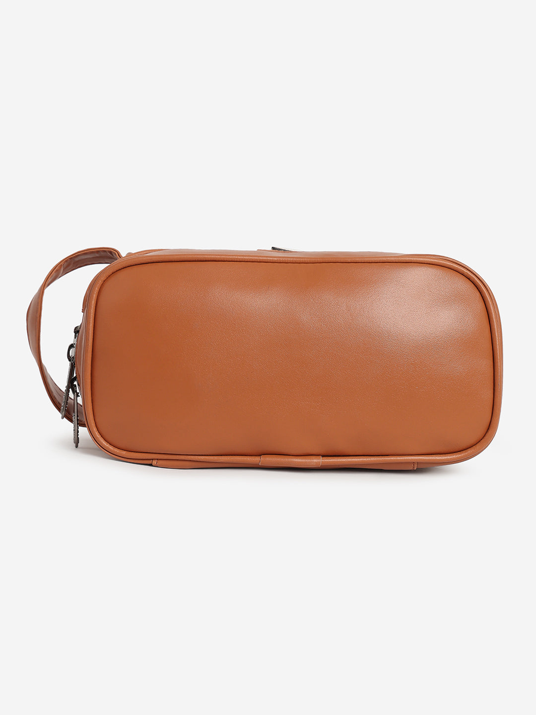 Unisex Tan PU Bag