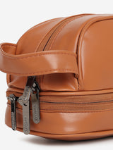 Unisex Tan PU Bag