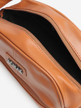 Unisex Tan PU Bag