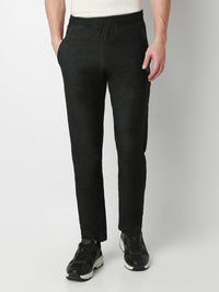 Underjeans Lounge Pant Slim Fit Black Mid-Rise