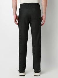 Underjeans Lounge Pant Slim Fit Black Mid-Rise