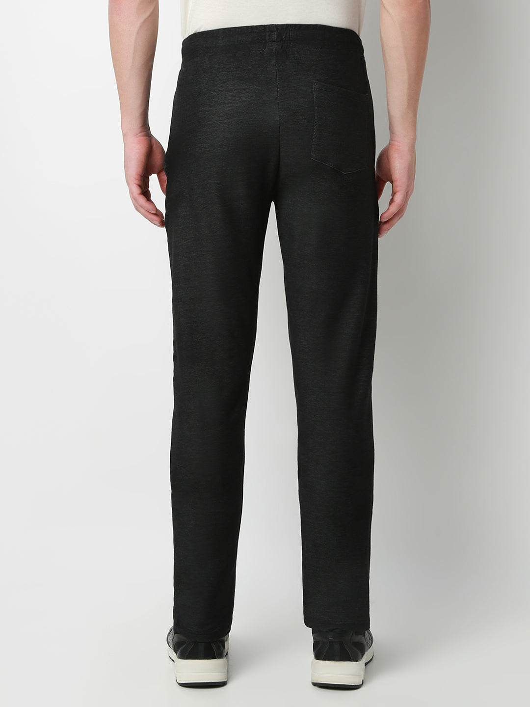 Underjeans Lounge Pant Slim Fit Black Mid-Rise
