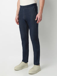 Underjeans Lounge Pant Slim Fit Blue Mid-Rise