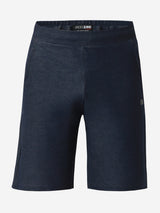 Underjeans Shorts Slim Fit Blue Mid-Rise