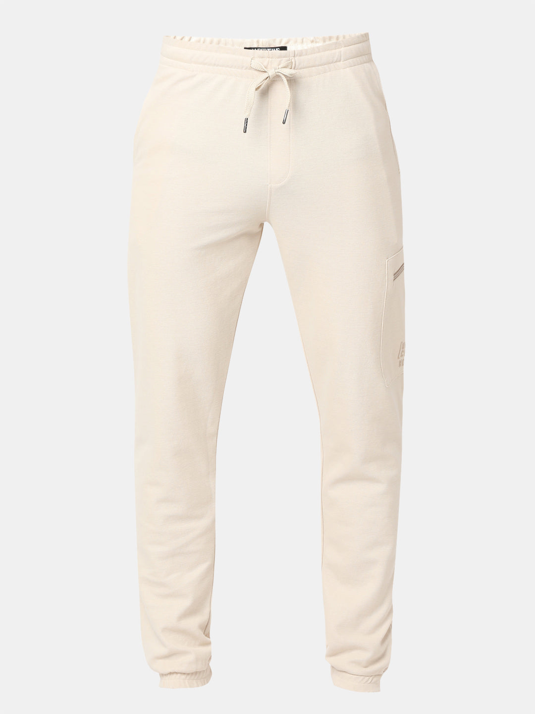 Underjeans By Spykar Men Premium Beige Cargo Pant