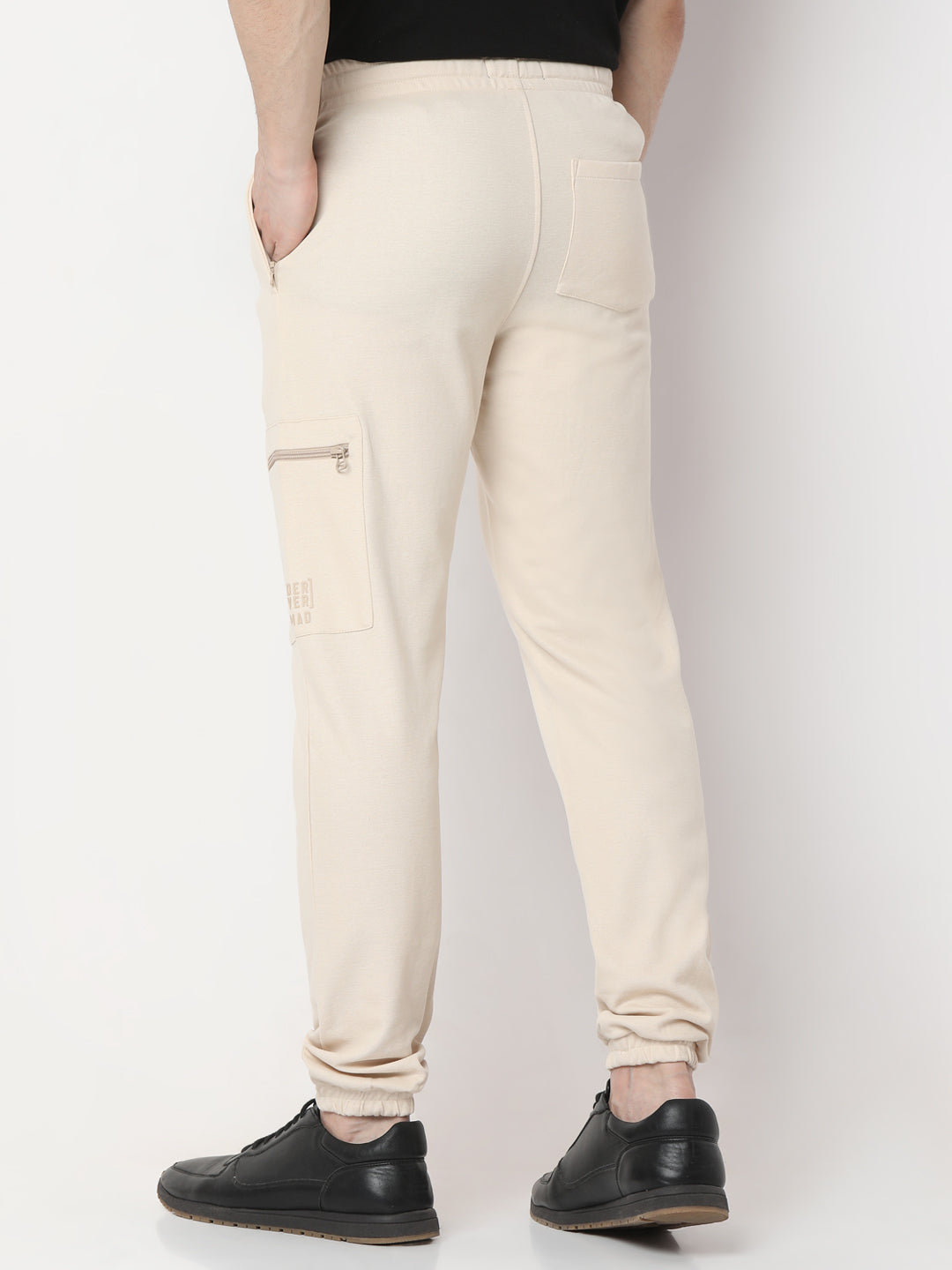 Underjeans By Spykar Men Premium Beige Cargo Pant