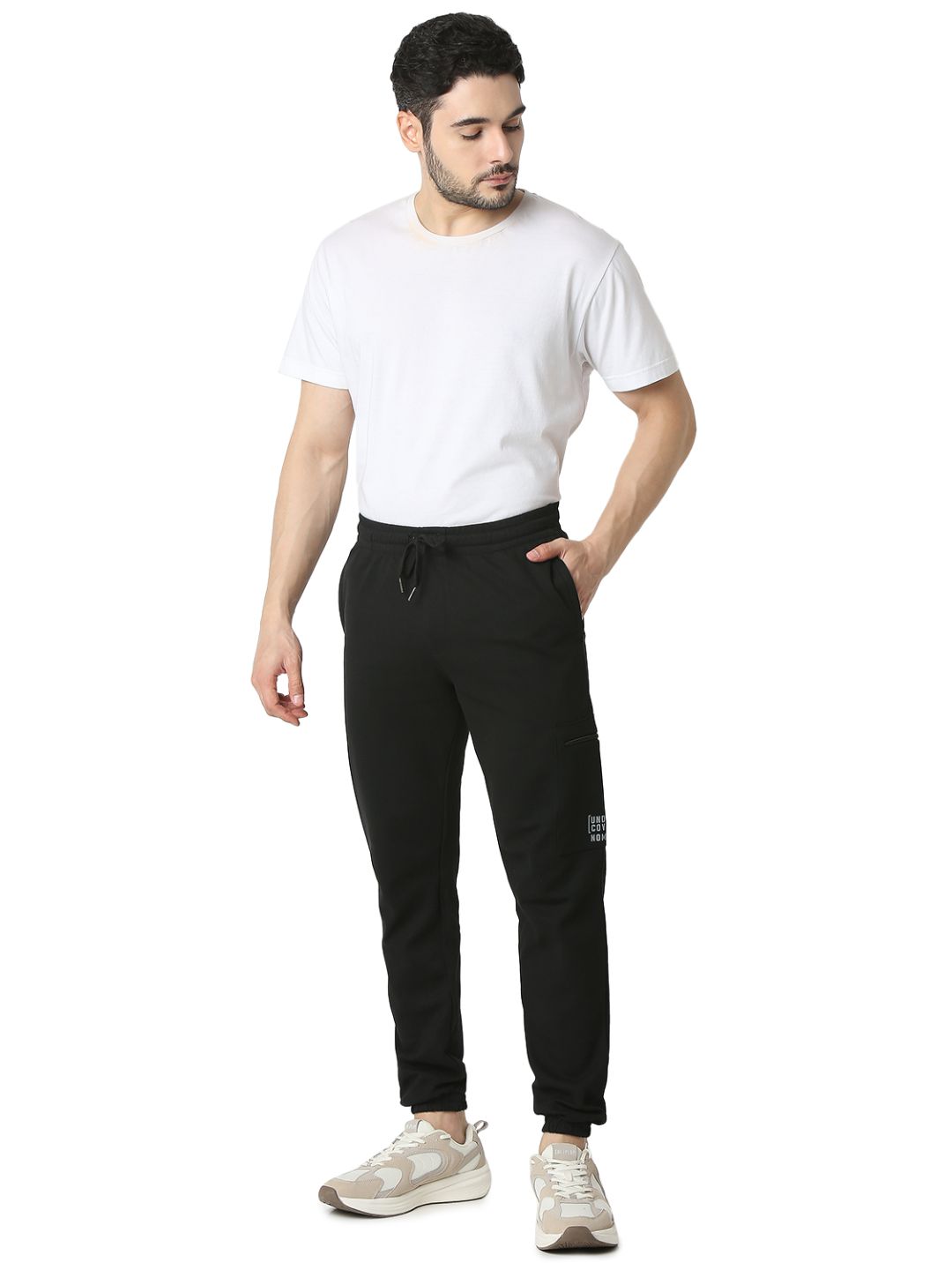Underjeans Cargo Pant Regular Fit Black