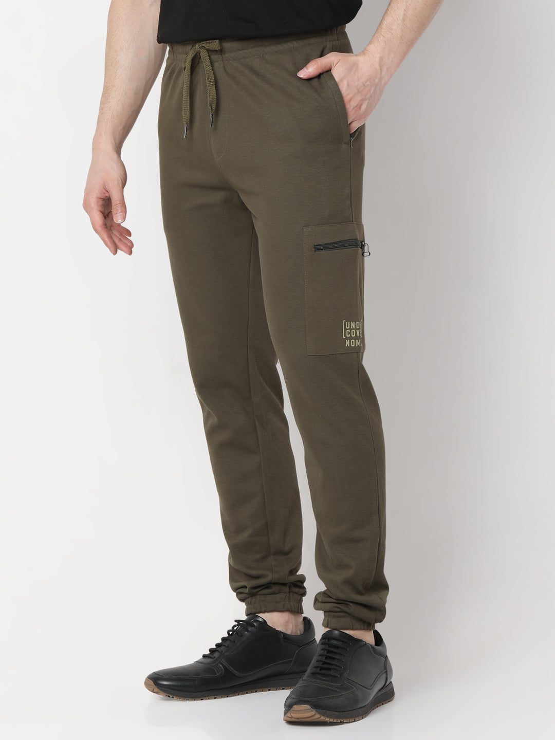 Underjeans By Spykar Men Premium Olive Cargo Pant