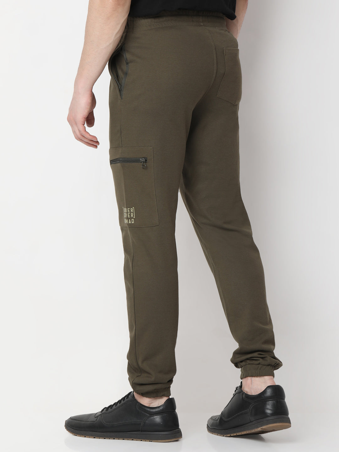 Underjeans By Spykar Men Premium Olive Cargo Pant