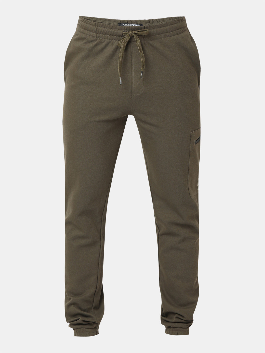 Underjeans By Spykar Men Premium Olive Cargo Pant