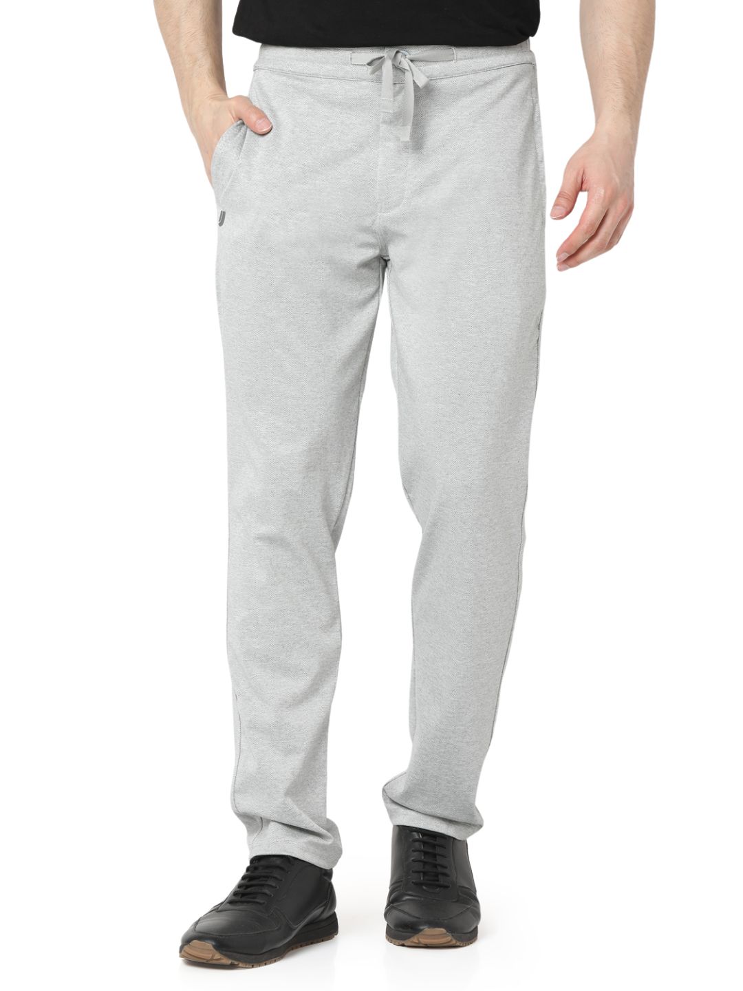 Underjeans By Spykar Men Premium Lt Grey Cargo Pant